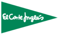 Logo El Corte Inglés. Triangulo verde